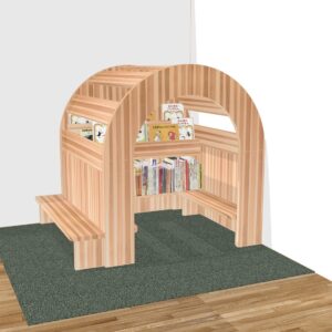 トンネル型絵本コーナー